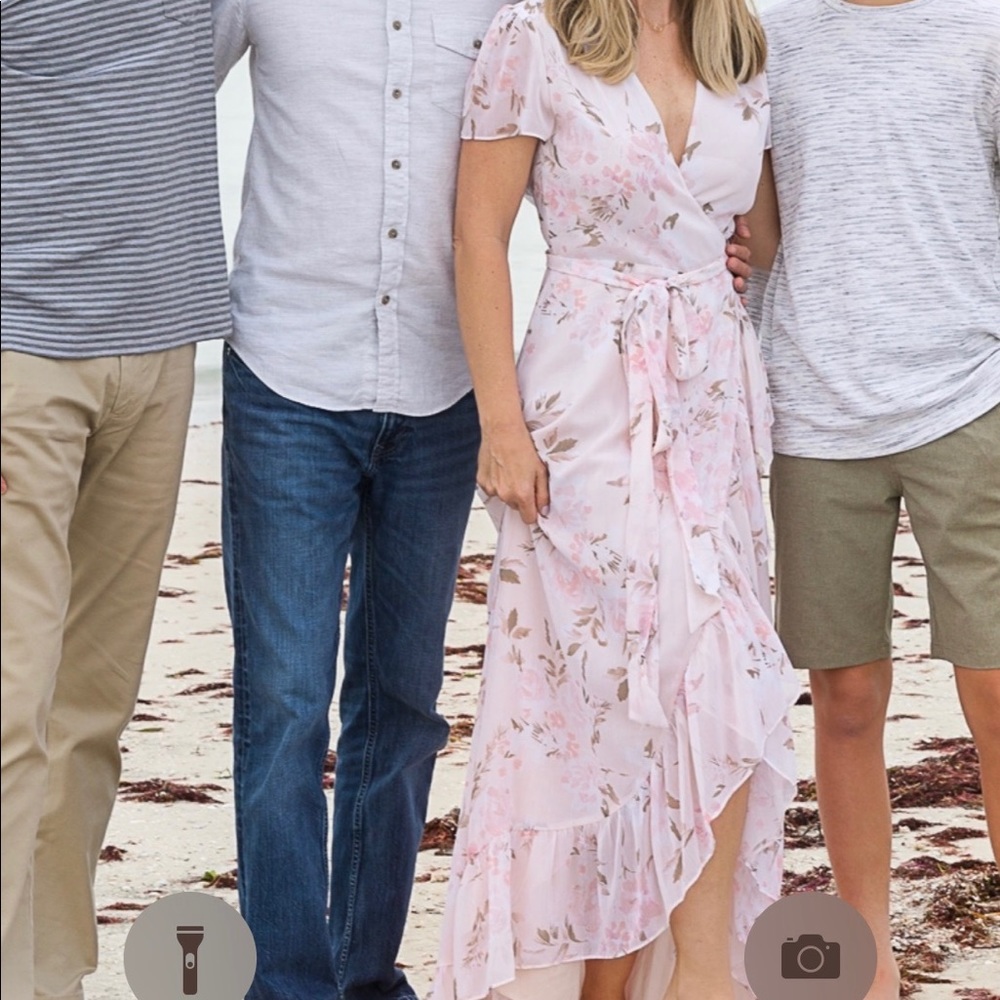 Wayf wrap dress